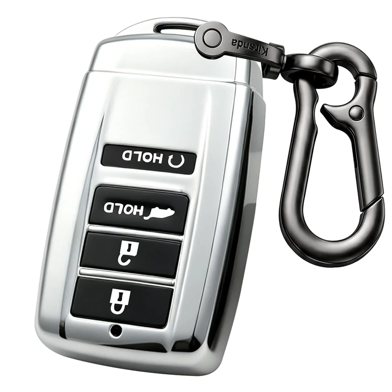 Silver TPU Key Skin Cover Acura Keychain Keychains